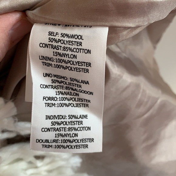 Anthropologie Ryu wool blend, lace, fringed vest - Picture 3 of 6